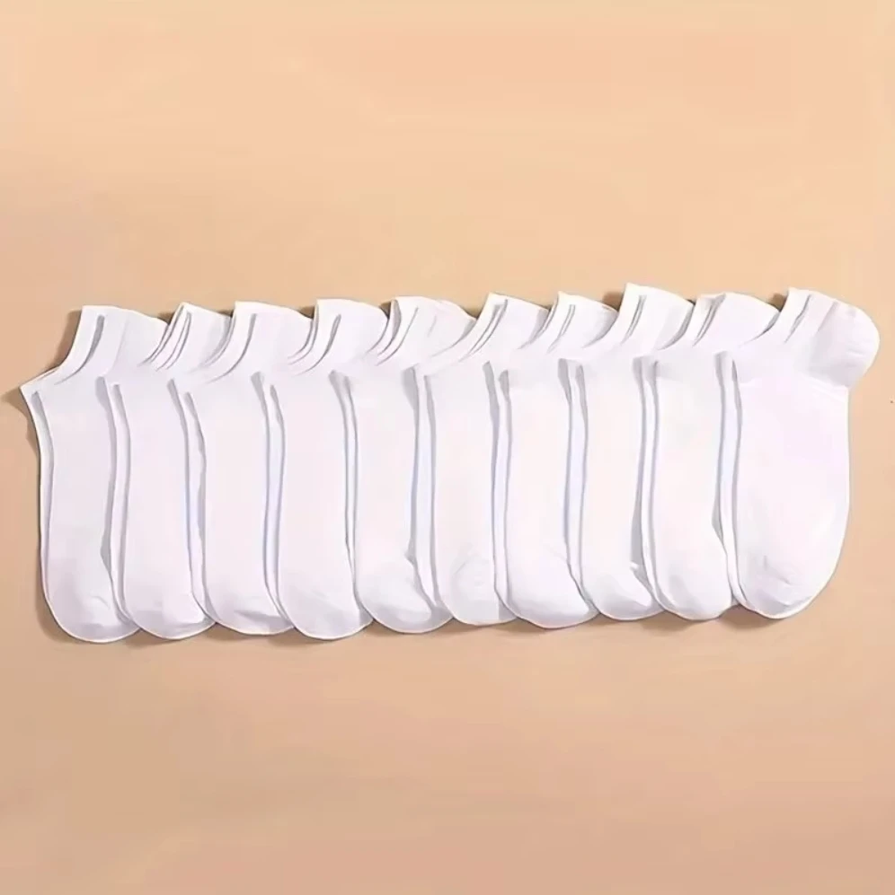10/5/3MEN'S Mid-calf Socks Cotton Socks for All Seasons, Solid Colour and Versatile