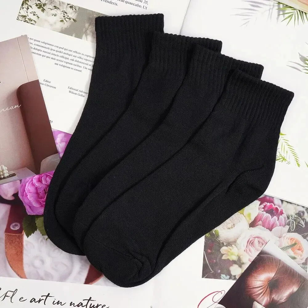 10/5/3MEN'S Mid-calf Socks Cotton Socks for All Seasons, Solid Colour and Versatile