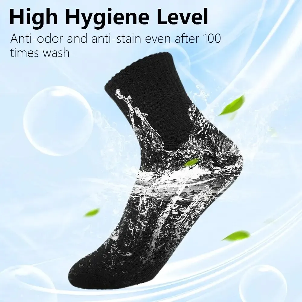 10/5/3MEN'S Mid-calf Socks Cotton Socks for All Seasons, Solid Colour and Versatile