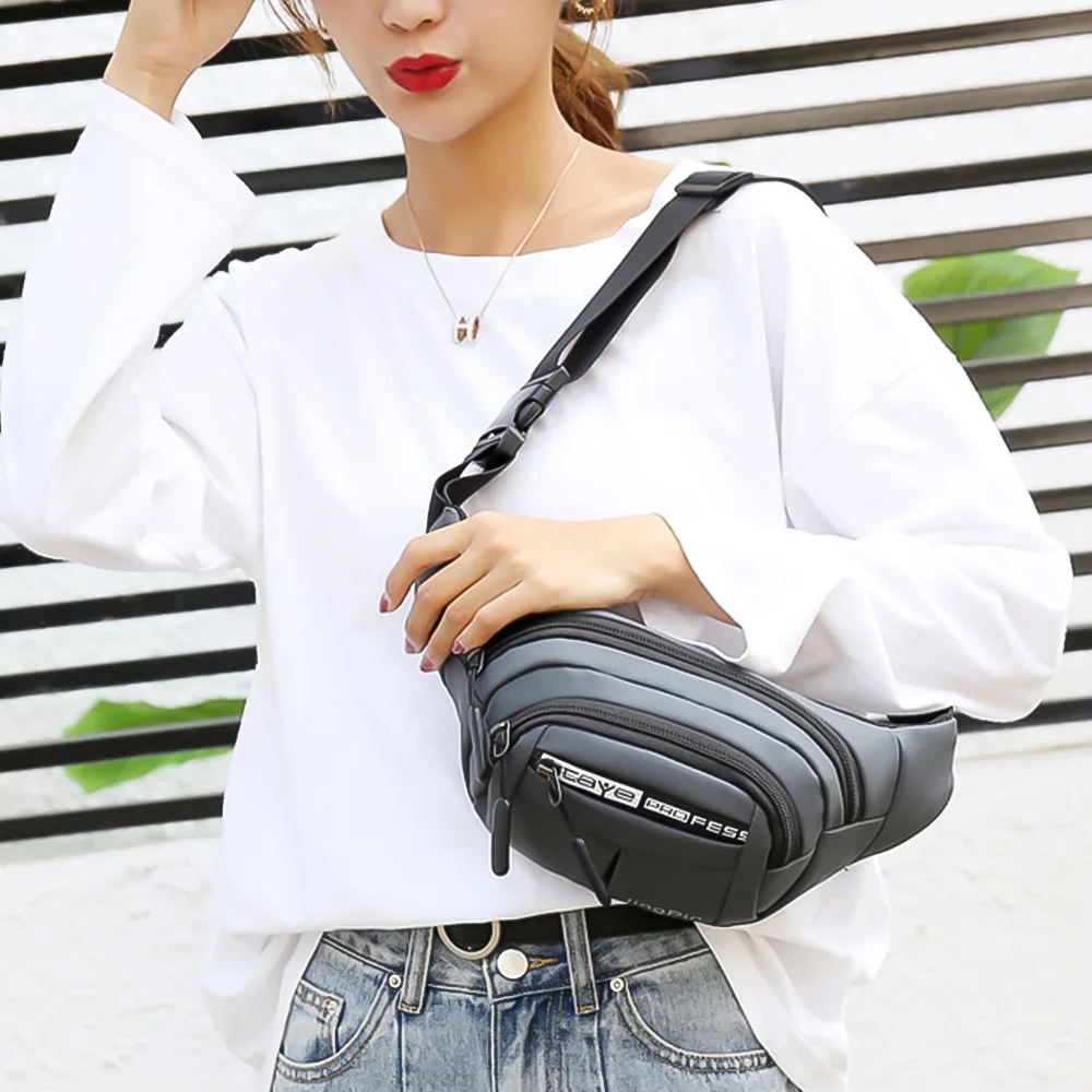 Men Women Belt Pouch Waist Bag Waterproof Fanny Pack For Male Bum Kangaroo Hip Sack Belly Cross Banana Shoulder Handbag Canguro