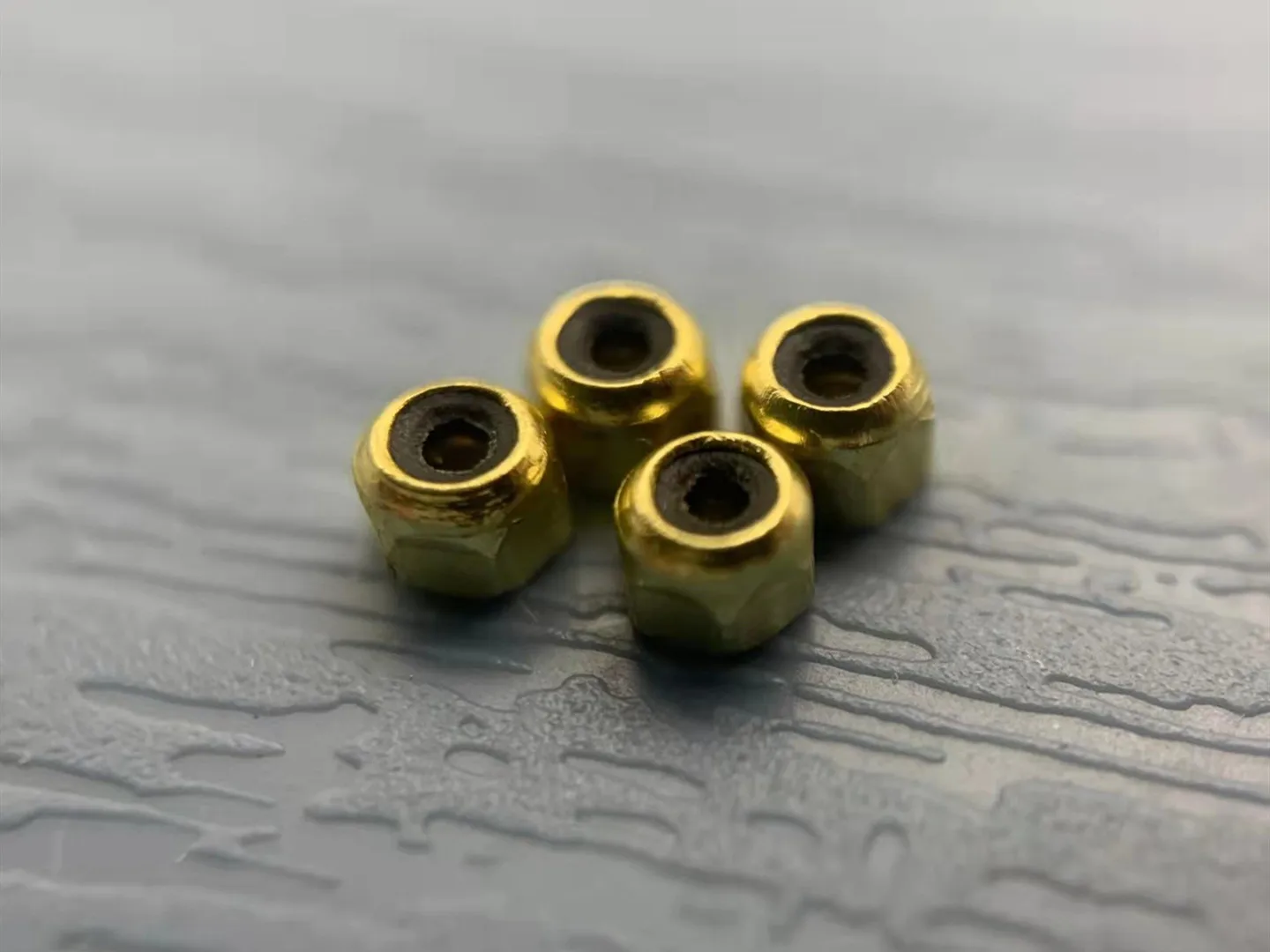 Gold Silver Black Self Lock Anti-loose Fingerboard Locknuts with Nylon Inside