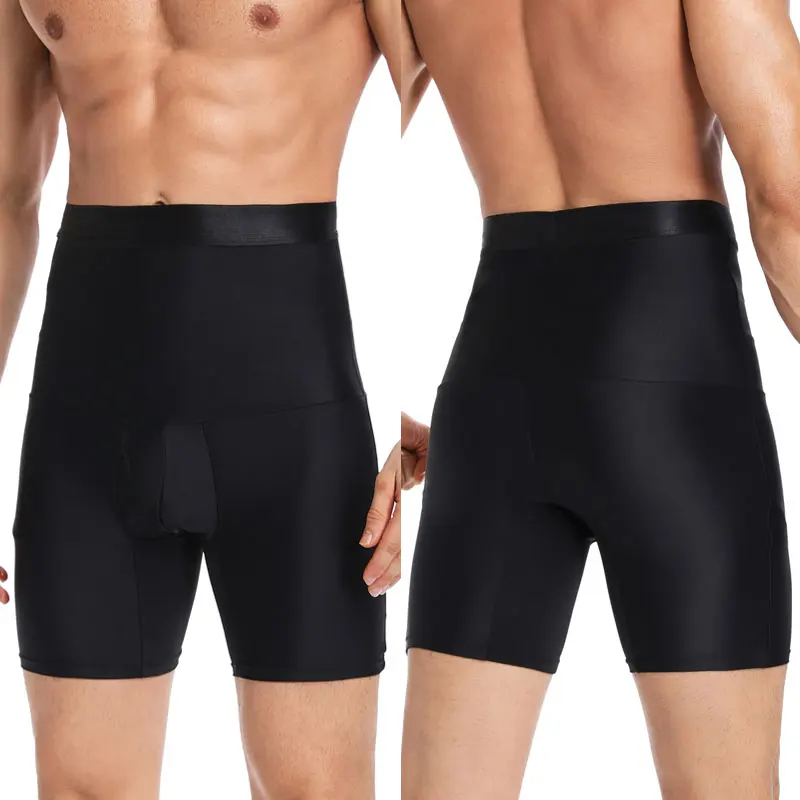 Men Tummy Control Shorts Body Shaper Compression High Waist Trainer Belly Stomach Flat Slimming Shapewear Boxer Underwear Fajas