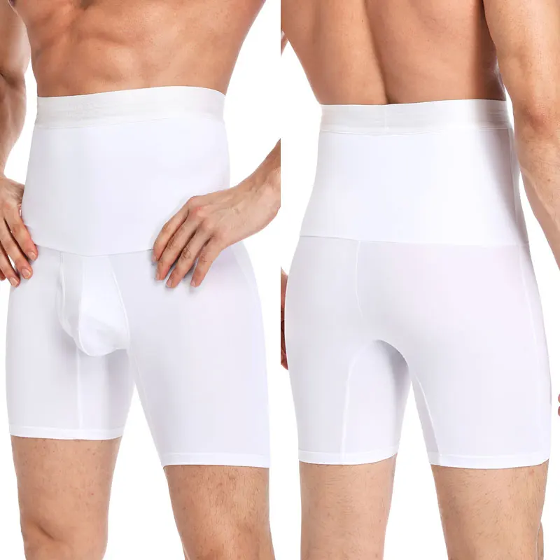 Men Tummy Control Shorts Body Shaper Compression High Waist Trainer Belly Stomach Flat Slimming Shapewear Boxer Underwear Fajas