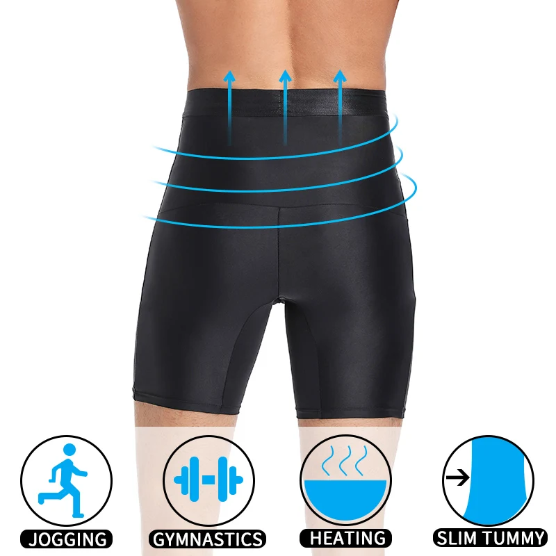 Men Tummy Control Shorts Body Shaper Compression High Waist Trainer Belly Stomach Flat Slimming Shapewear Boxer Underwear Fajas