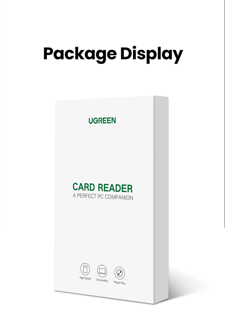 UGREEN Card Reader USB3.0 to SD Micro SD TF Card Adapter for Laptop PC USB to Multi Card adapter Cardreader Smart Card Reader