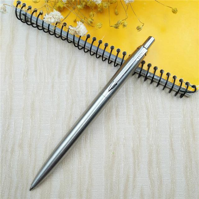 1pcs Metal Gel Rollerball Pen Black Blue Red Ballpoint Pen 0.5mm Signing Pens For Office Students Business Stationary Supplies