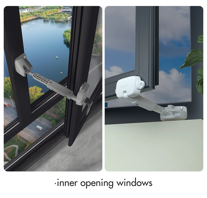 EUDEMON 1PC Child Protection Window Restrictor Adjustable Window Lock Child Safety Stopper Falling Prevention Locks Limiter