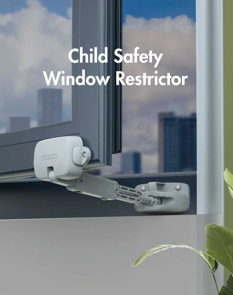 EUDEMON 1PC Child Protection Window Restrictor Adjustable Window Lock Child Safety Stopper Falling Prevention Locks Limiter