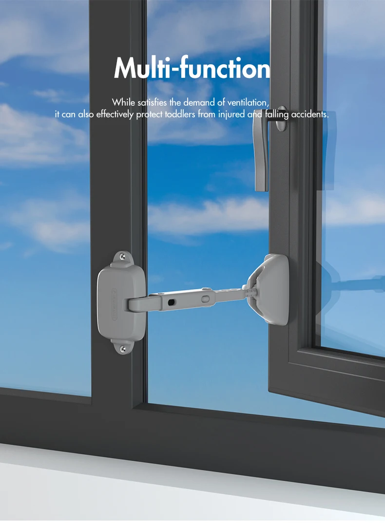 EUDEMON 1PC Child Protection Window Restrictor Adjustable Window Lock Child Safety Stopper Falling Prevention Locks Limiter