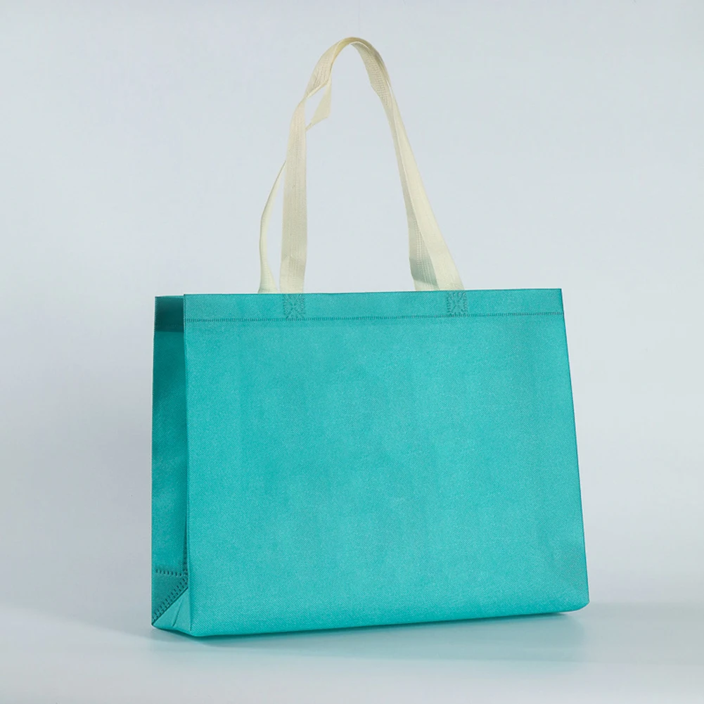 Women Foldable Shopping Bag Reusable Eco Large Unisex Fabric Non-woven Shoulder Bags Tote Grocery Cloth Bags Pouch