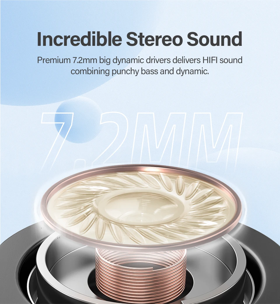 QCY T13 Wireless Smart Headphone BT5.1 TWS Earphone 4 Mic ENC HD Call Headset Touch Control Earbuds Long Standby 40H