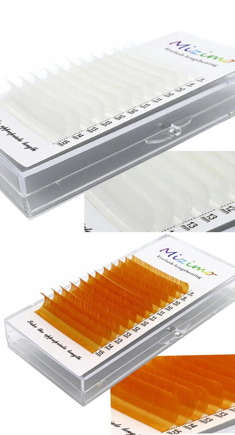 The Royal Blue Color 8-15 Length Is Mixed With Natural Softness To Extend The Professional Grafting False Eyelash Makeup 0.07