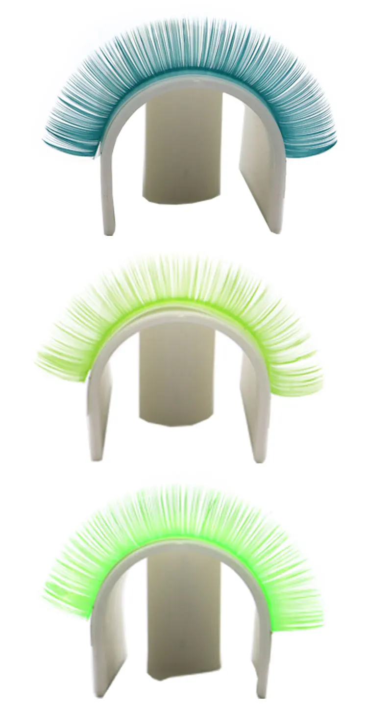 The Royal Blue Color 8-15 Length Is Mixed With Natural Softness To Extend The Professional Grafting False Eyelash Makeup 0.07