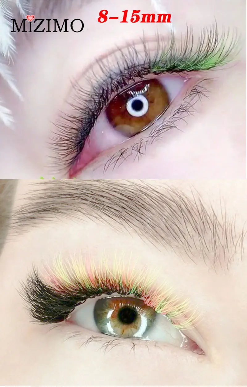 The Royal Blue Color 8-15 Length Is Mixed With Natural Softness To Extend The Professional Grafting False Eyelash Makeup 0.07