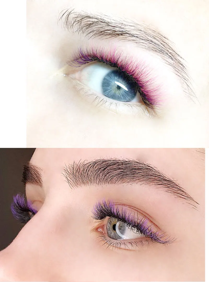 The Royal Blue Color 8-15 Length Is Mixed With Natural Softness To Extend The Professional Grafting False Eyelash Makeup 0.07