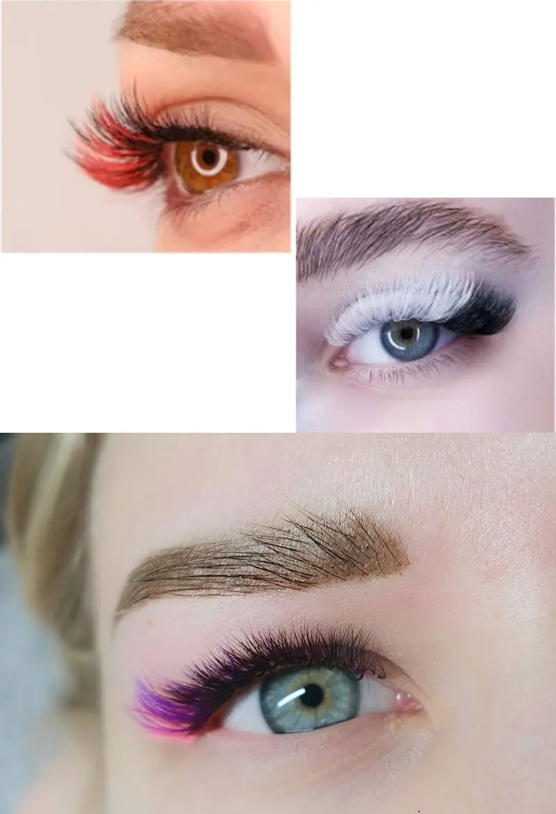 The Royal Blue Color 8-15 Length Is Mixed With Natural Softness To Extend The Professional Grafting False Eyelash Makeup 0.07