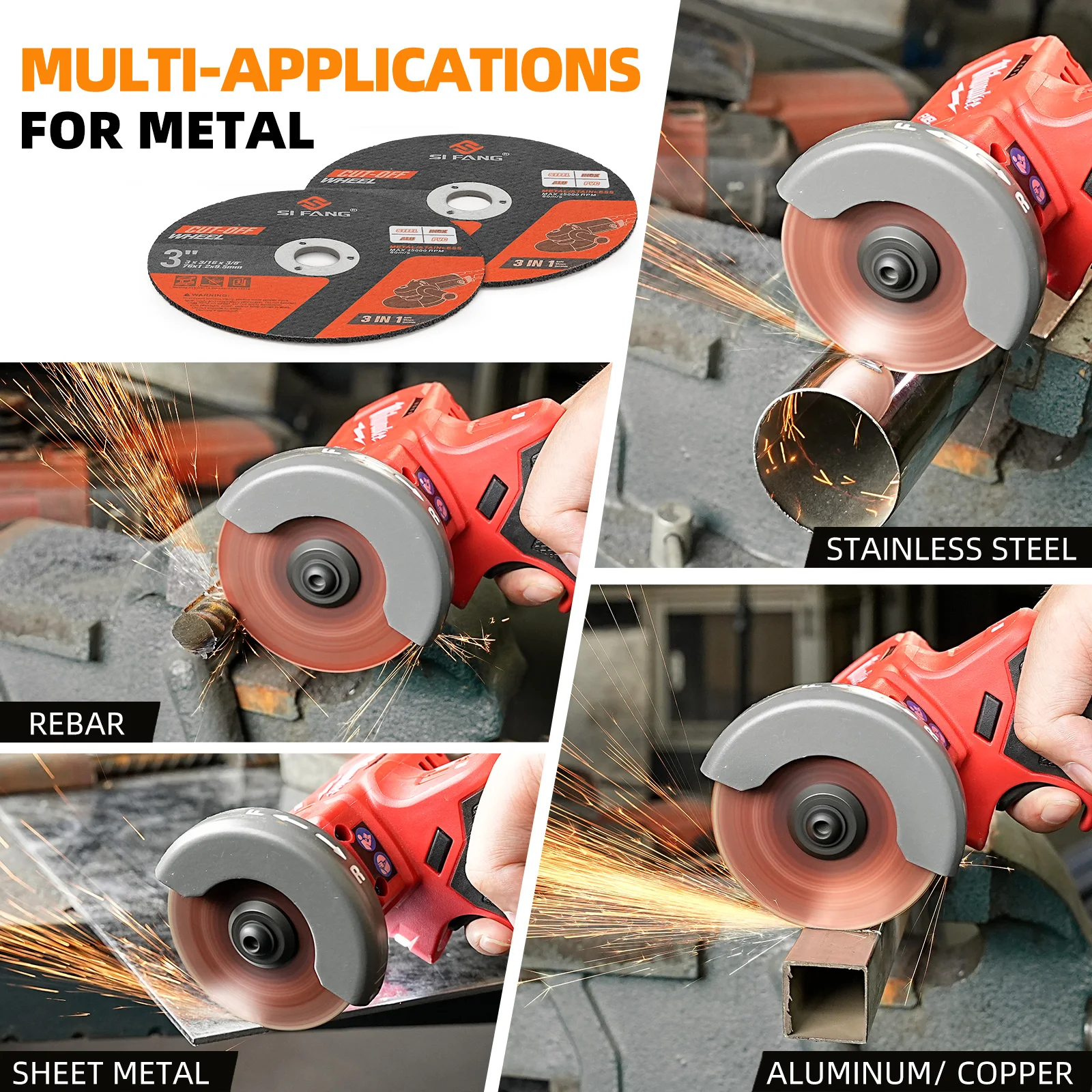 3 Inch Resin Circular Saw Blade Grinding Wheel 76mm Cutting Discs for Angle Grinder Wood Metal Sanding Cutting Tools Attachment