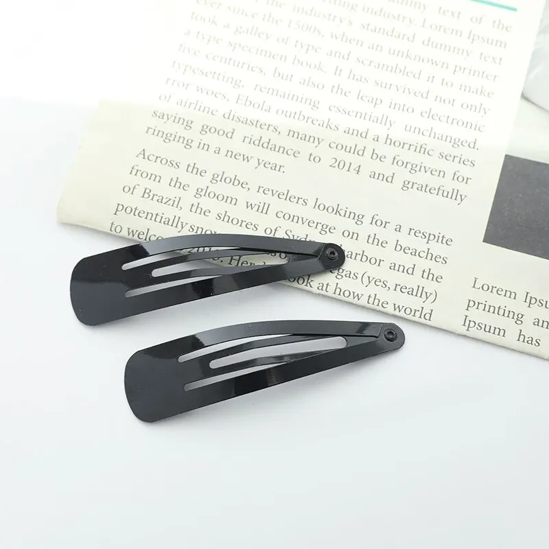 Black Hair Clips Adults Children Hair Accessories Tassel Clip Hair Tools Decorative Items 36pcs