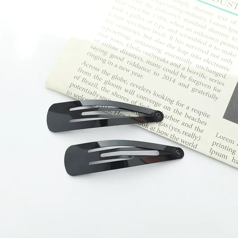Black Hair Clips Adults Children Hair Accessories Tassel Clip Hair Tools Decorative Items 36pcs