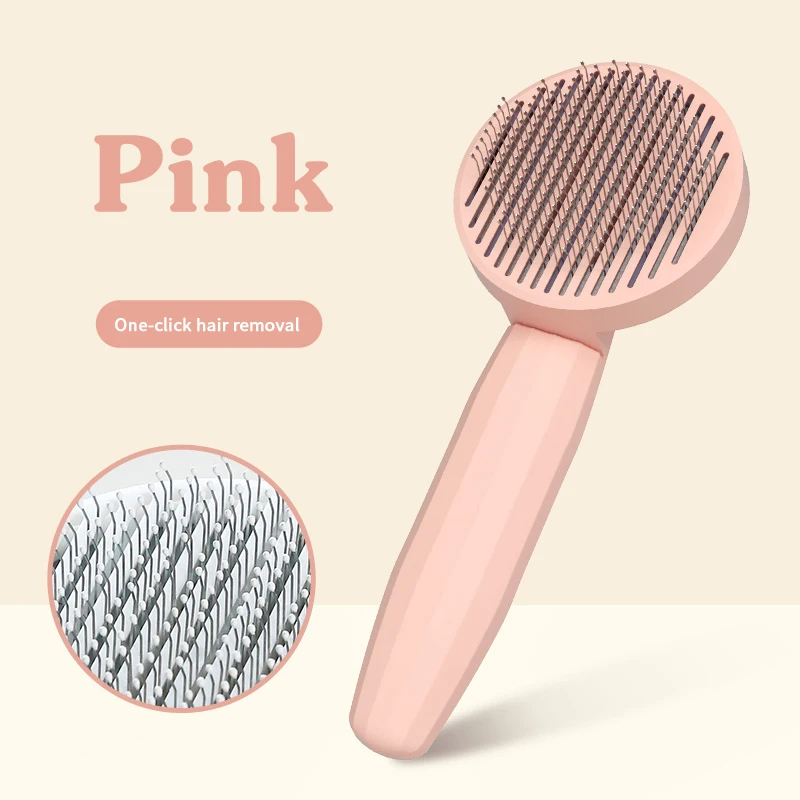 Cat Hair Cleaning Dematting Brush Comb Dog Hair Removal Brush Cat Grooming Tool Dog Hair Shedding Trimmer Needle Comb