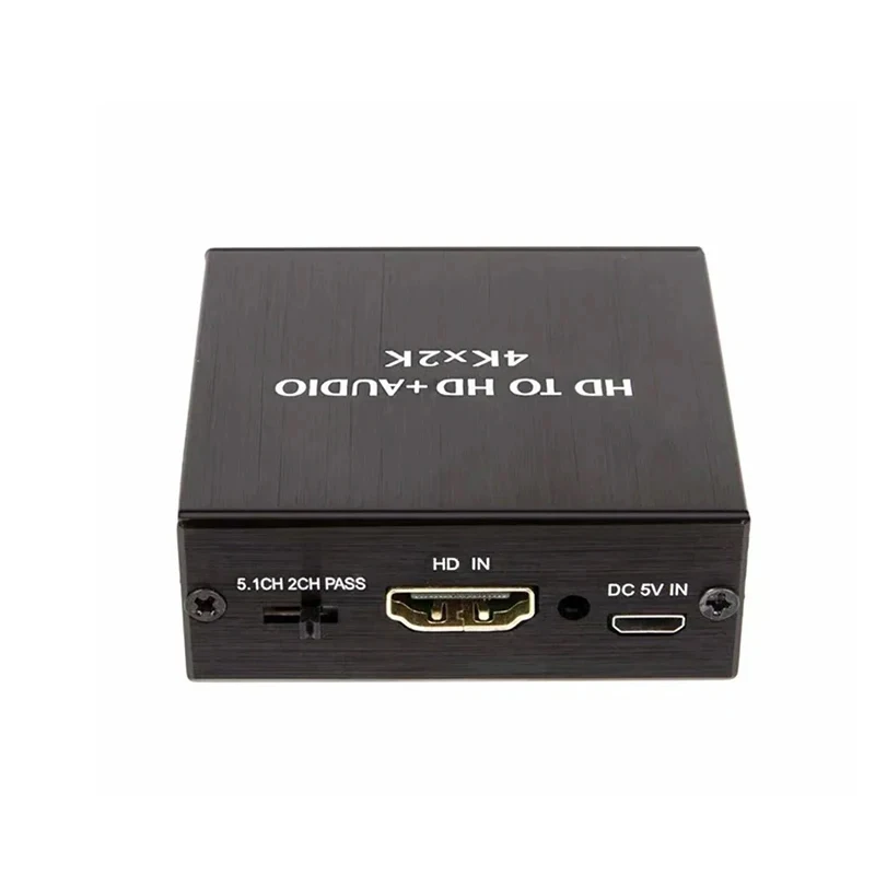 4K X 2K Video Audio Extractor HDTV to 3.5MM Audio Converter SPDIF Optical TOSLINK Stereo Out Splitter Adapter