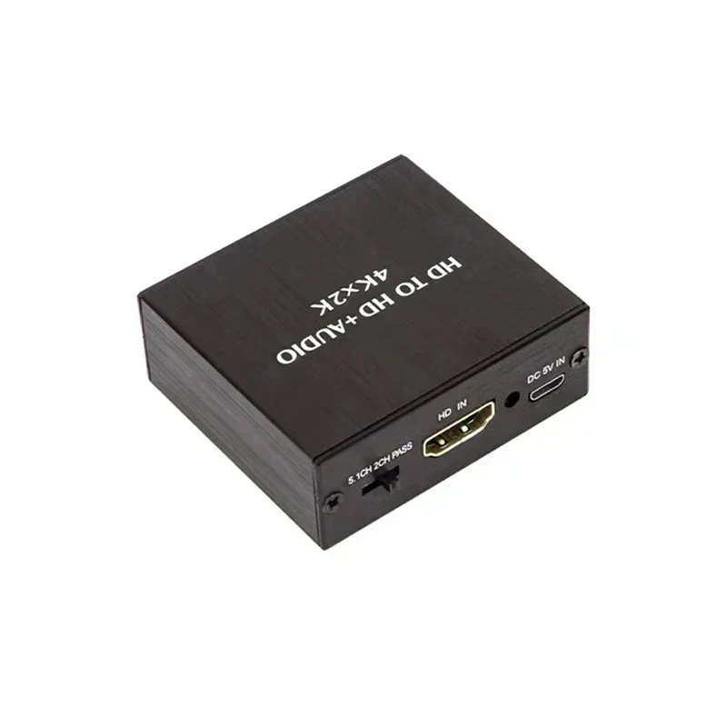 4K X 2K Video Audio Extractor HDTV to 3.5MM Audio Converter SPDIF Optical TOSLINK Stereo Out Splitter Adapter