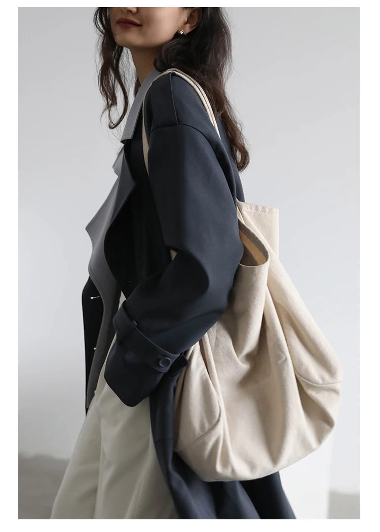 CHIC VEN Women Trench Coat Solid Loose Contrast Double Collar Double Breasted Long Female Windbreaker Office Lady Spring Autumn