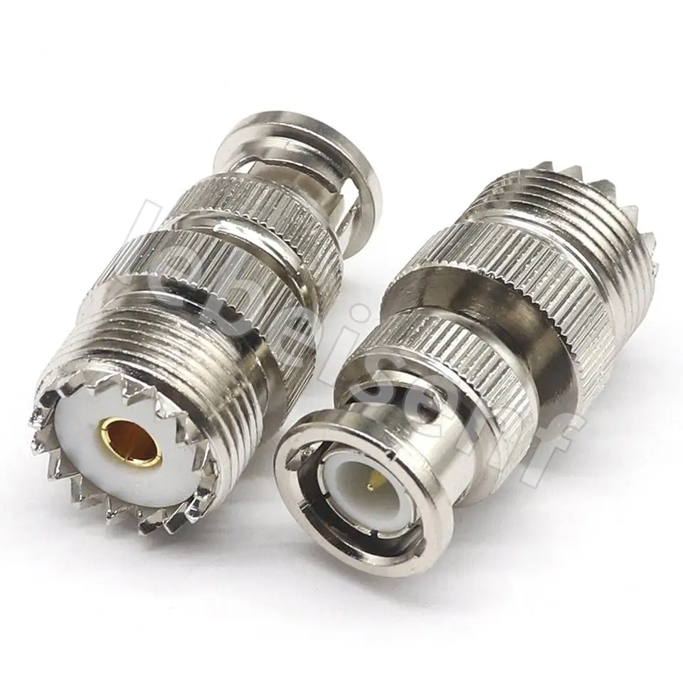 BNC male to SO239 UHF female BNC male to UHF female BNC-J/SMA-K walkie-talkie adapter all copper