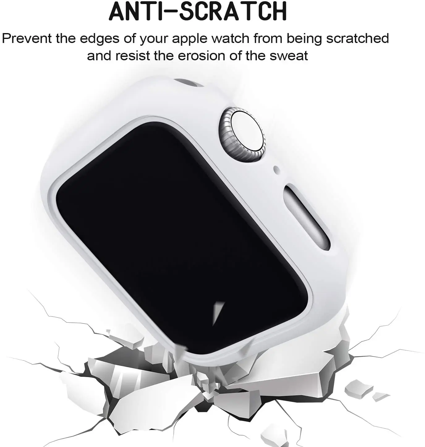 Cover for Apple Watch Case 45mm 41mm 44mm 40mm 42mm 38mm Accessories PC Protector Bumper iWatch for Iwatch Series 7 SE 6 5 4 3 2