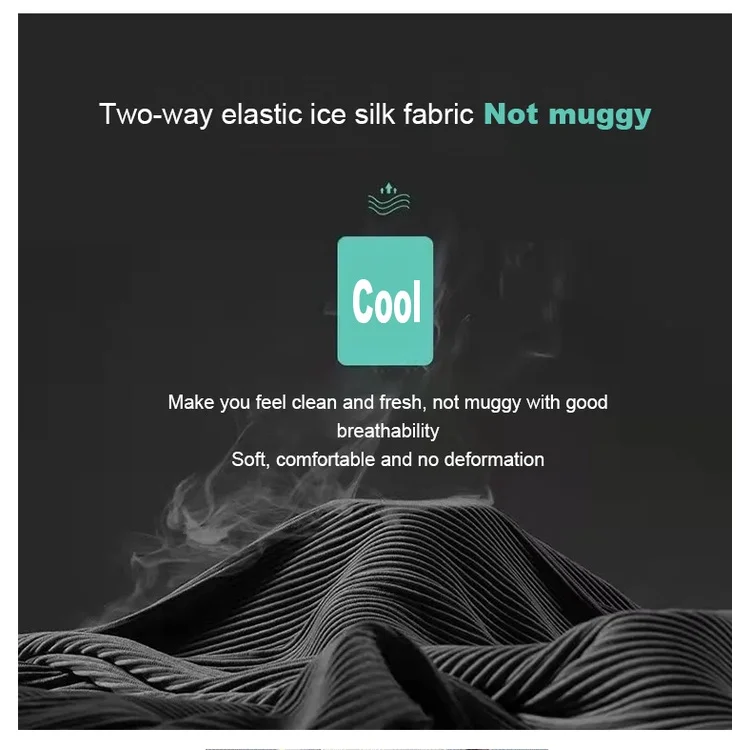 Summer Ice Silk Loose Pants for Men Wide Leg Casual Pants Premium Quality Loose Drape Pants