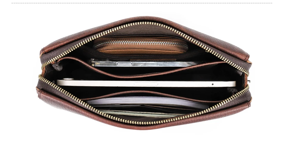 CONTACT'S Genuine Leather Clutch Bag for Men Password Design Casual Hand Wallet Bags Male Long Purse Large Capacity Engrvaing