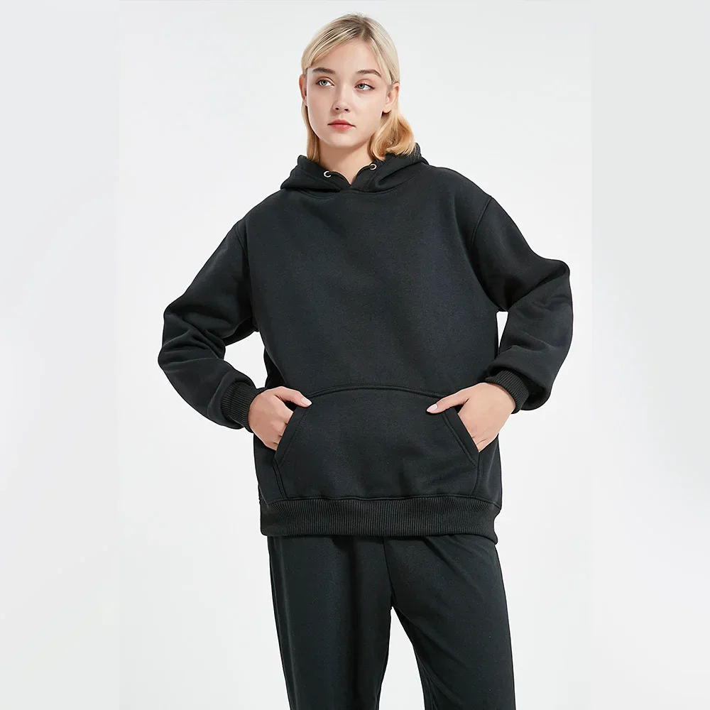 Men's Casual Hoodies Women's Fleece Warm Hoodies Spring Autumn Pullovers Fashion Black Multiple Colour Oversized Sweatshirts Top
