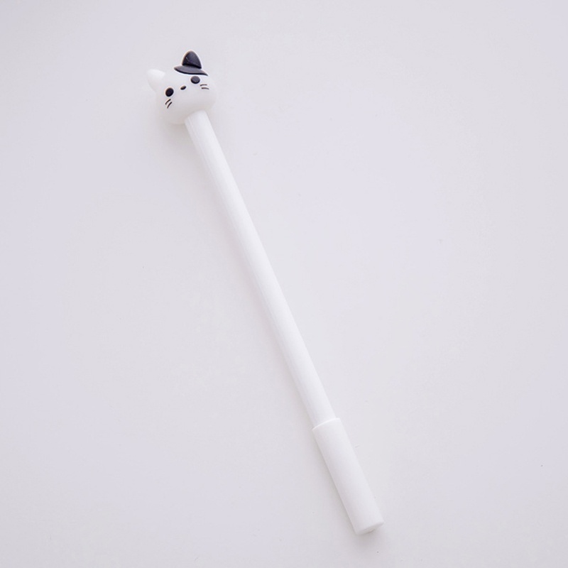 10pcs/batch Kawaii Cat Gel Signature Pen Cute Claw Stylos Black Ink for Hand Account Writing Stationery Office School Supplies