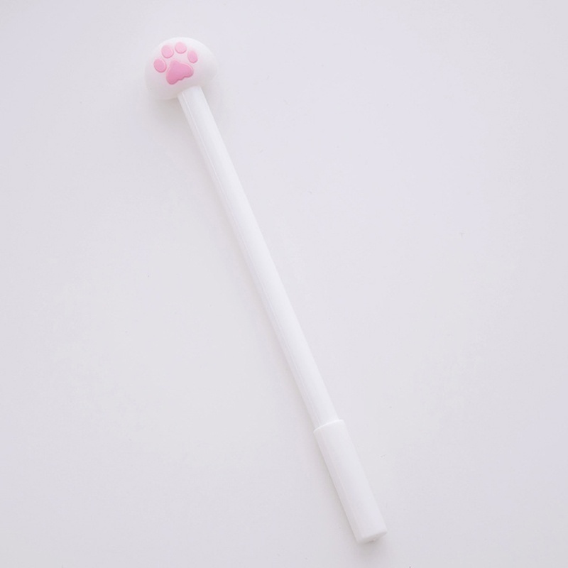 10pcs/batch Kawaii Cat Gel Signature Pen Cute Claw Stylos Black Ink for Hand Account Writing Stationery Office School Supplies