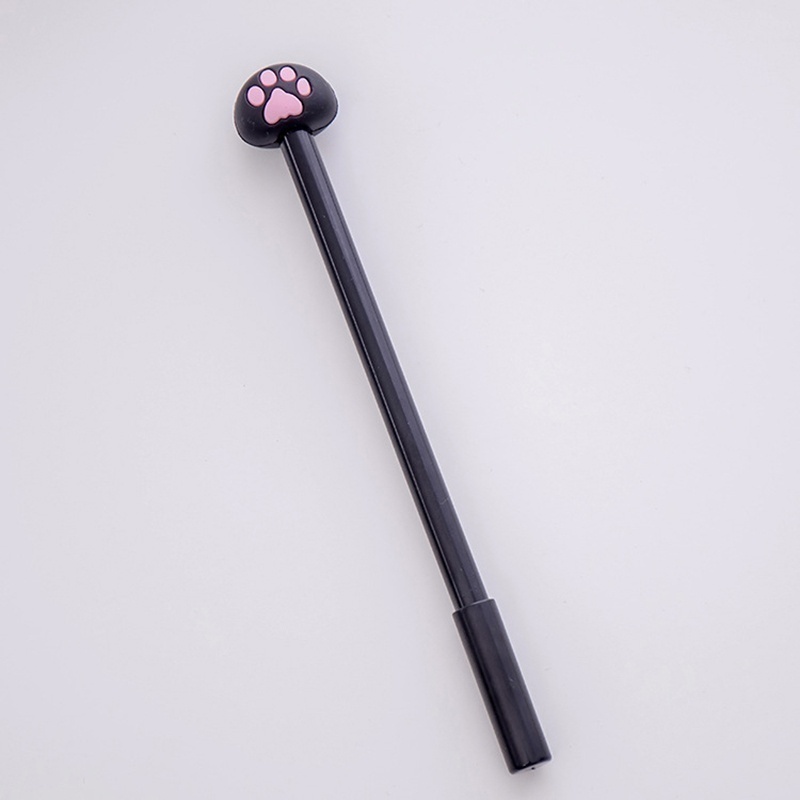 10pcs/batch Kawaii Cat Gel Signature Pen Cute Claw Stylos Black Ink for Hand Account Writing Stationery Office School Supplies