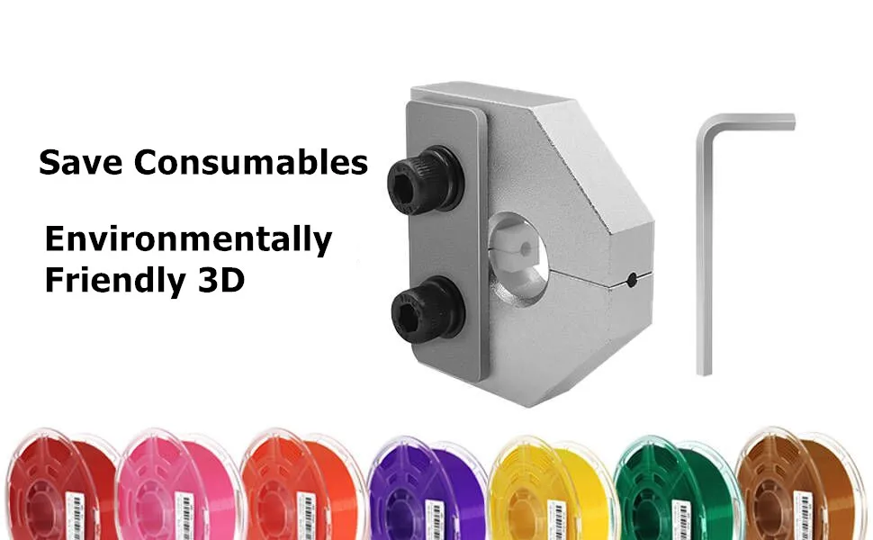 Filament Welder Connector 1.75mm PLA ABS TPU PETG Filament Breakage Connector For Ender 3Pro Anet SKR Aluminum 3D Printer Parts