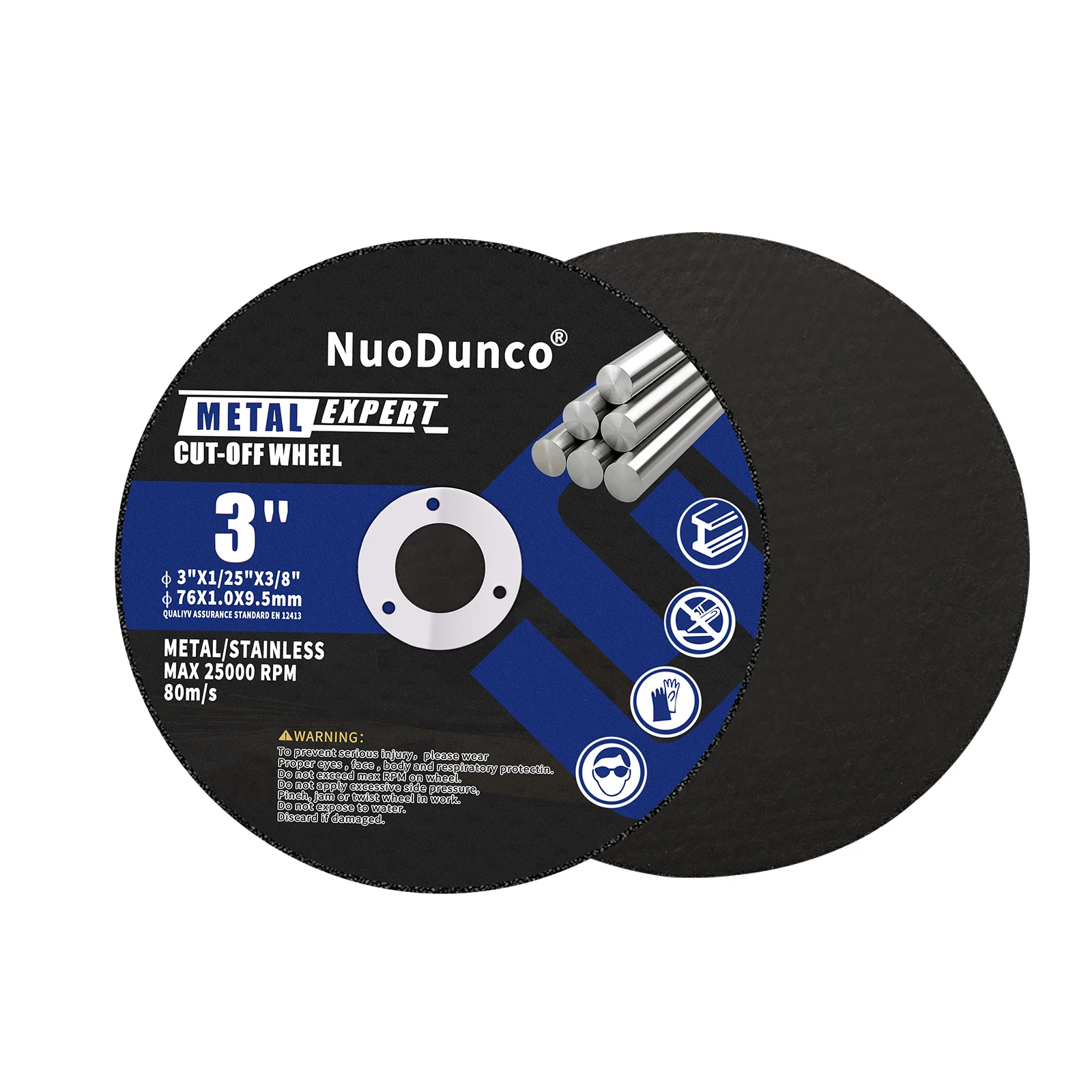 3 Inch Metal Cutting Disc Multilayer 75mm Resin Grinding Wheel Disc For Stainless Steel Iron Angle Grinder Cutting Circular Saw