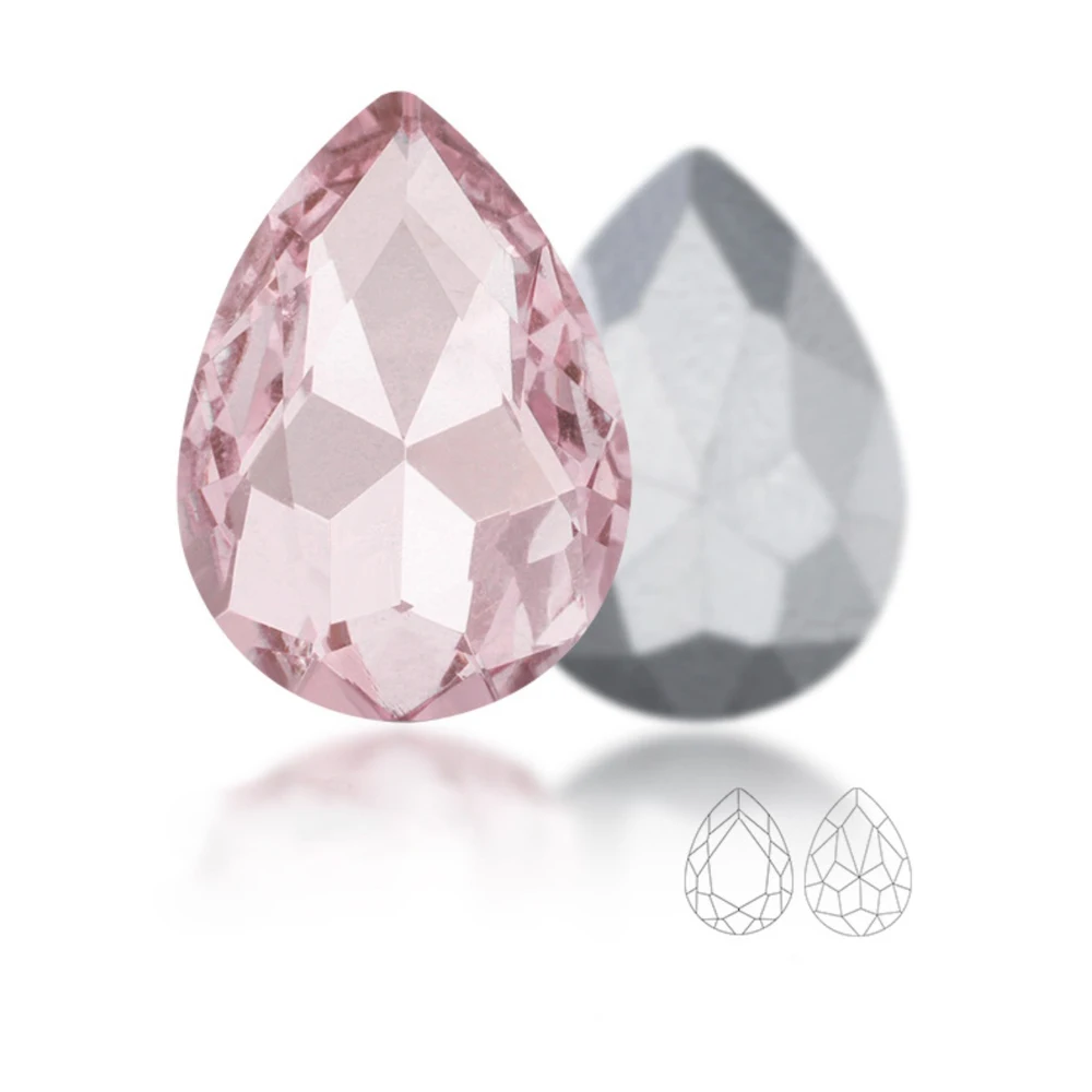 High Quality Crystal Water Drop Teardrop Glass Rhinestone For Garment Craft Charm Jewelry 3D Nail Arts Diy Jewelry Accessories