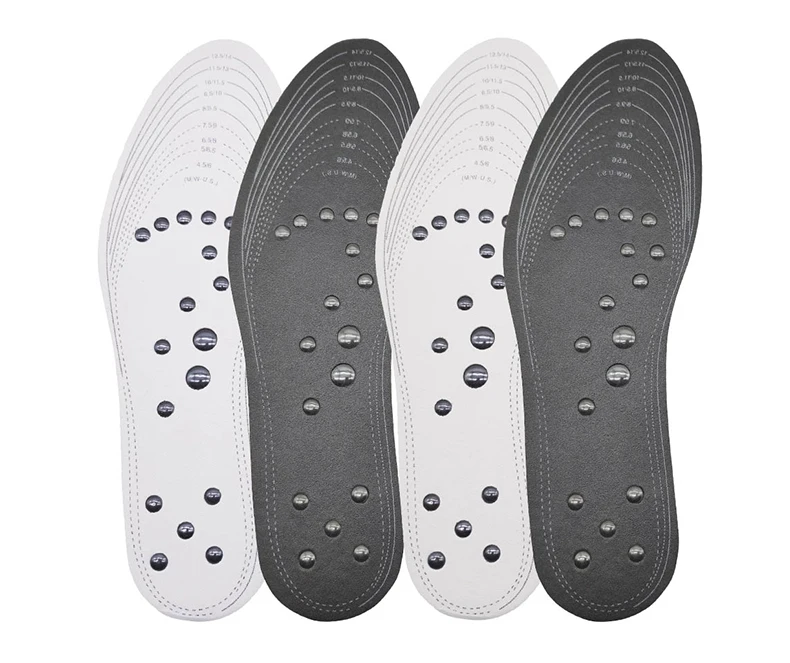 18 magnets Unisex Magnetic Therapy Massage Insoles Foot Acupressure Shoe Pads Therapy Slimming Insoles for Weight Loss