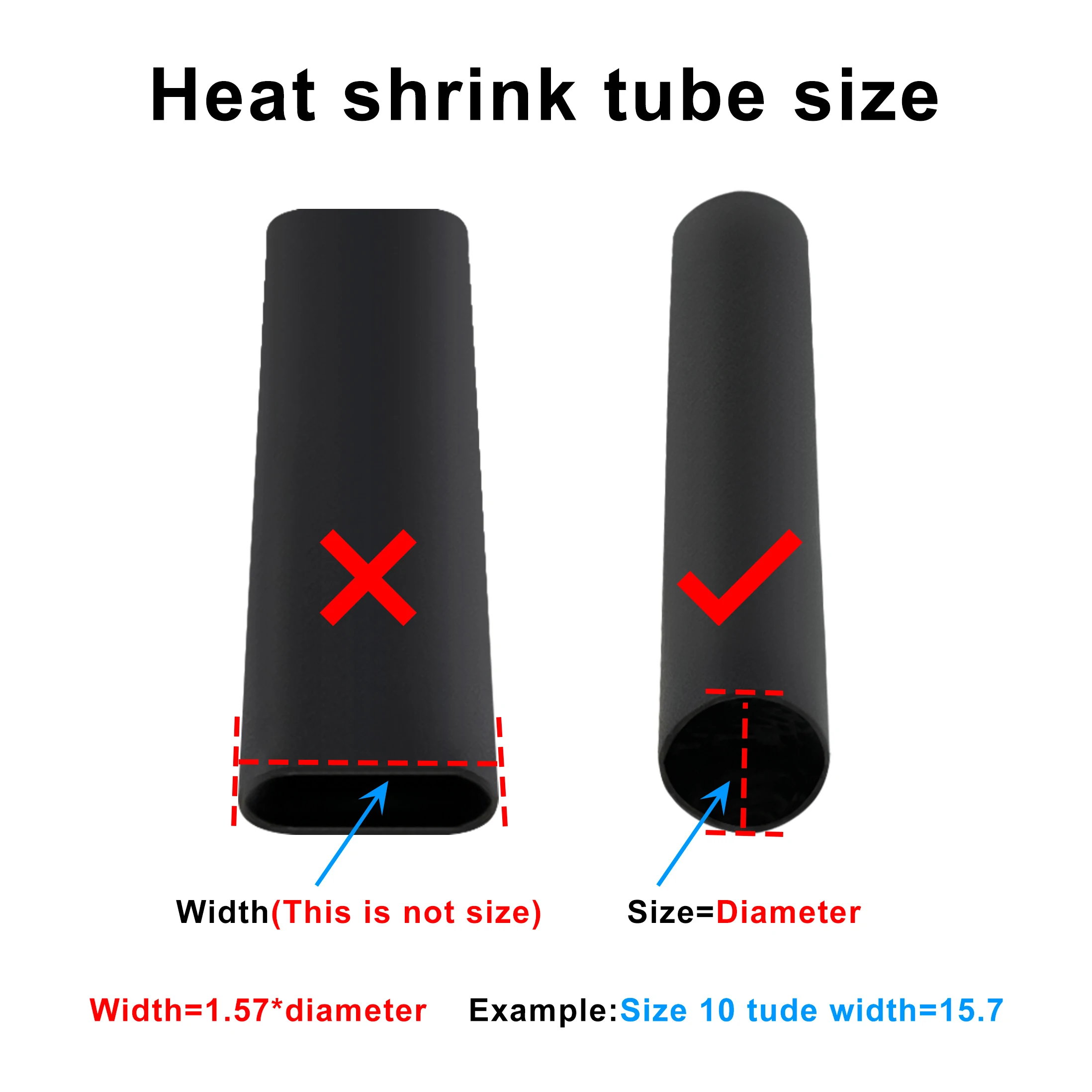 5M 3:1 Heat Shrink Tube With Glue Inside Diameter 1.6/2.4/3.2/4.8/6.4/7.9/9.5/12.7mm Adhesive Lined Sleeve Wrap
