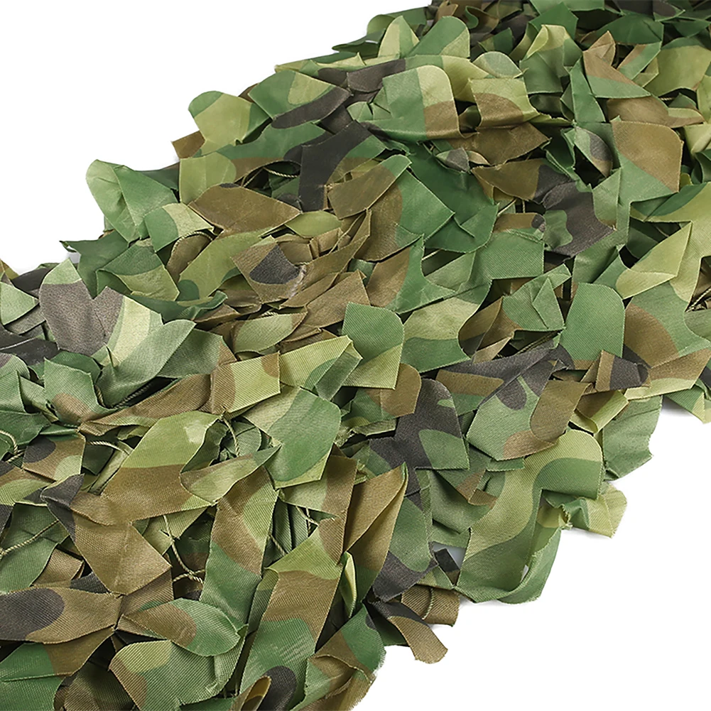 3Mx5M/4Mx6M Hunting Camouflage Nets Woodland Training Camo Netting Car Covers Shade Sunscreen Camping Sun Shelter Privacy Cloth