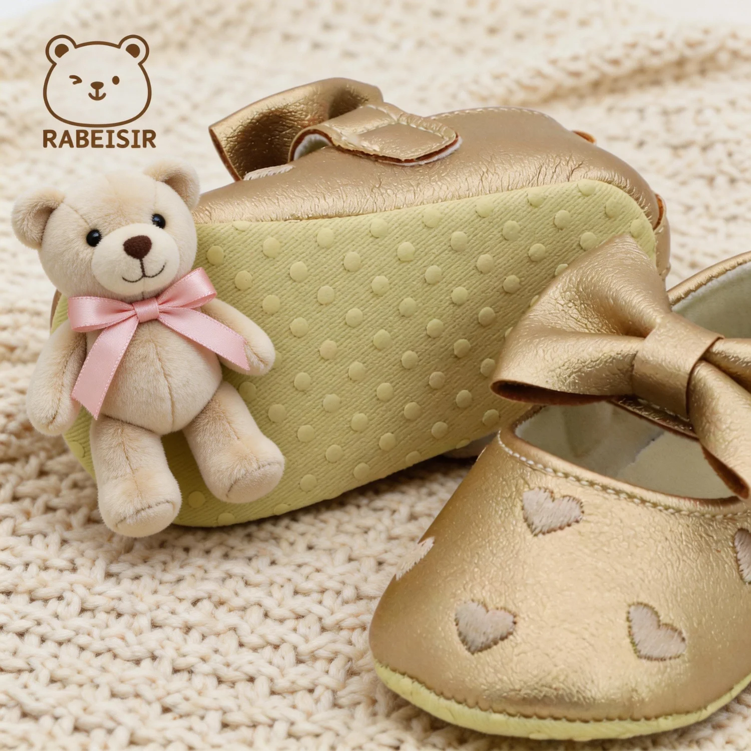 Baby Girl Toddler Shoes Baby embroidery Love Style Baby's First Pair of Step Shoes Breathable Non-Slip Fashion