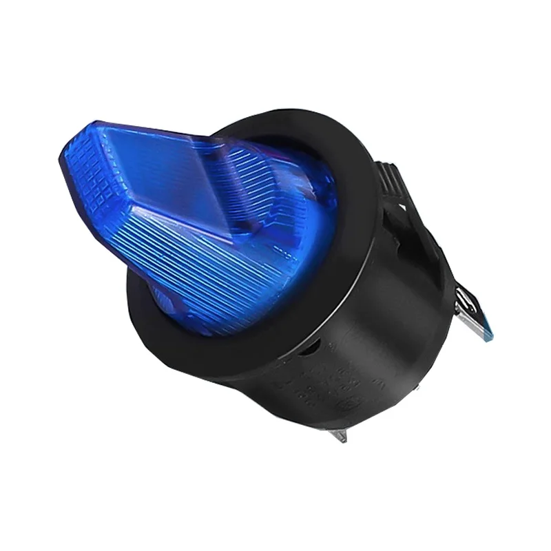 1PCS Rocker Switch ON-OFF 12V 220V LED Illuminated Lamp With Specail Button Toggle Switches For Auto Car Motor