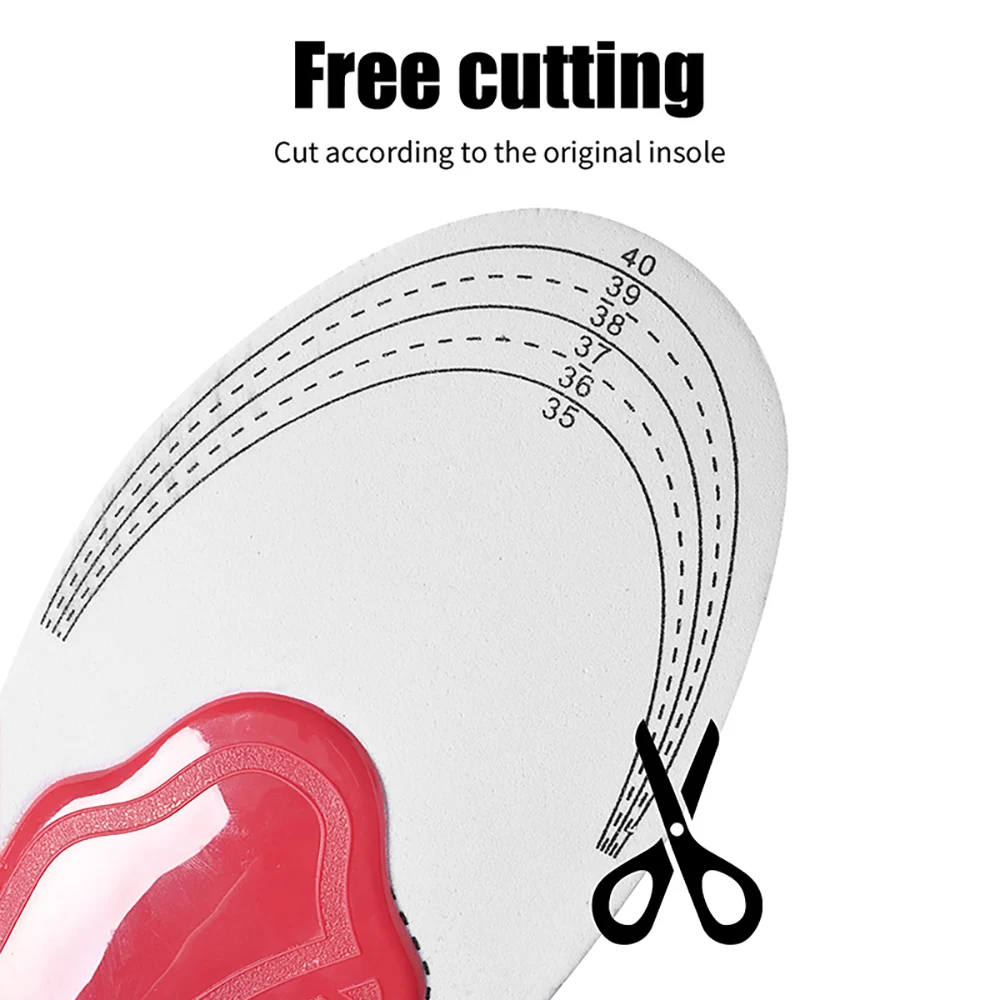 Orthotic Insole Arch Support Flatfoot Orthopedic Insoles For Feet Ease Pressure Of Air Movement Damping Cushion Padding Insole