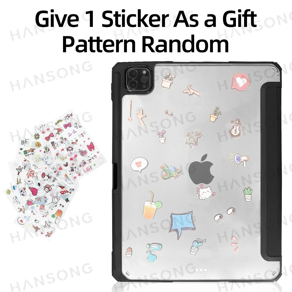 For 2025 Tablet Case iPad Air 11 in M2 M3 Pro 13/11 M4 Cover for iPad 10th 11th(A16) 10.9 Air 4/5 7/8/9th 10.2 9.7 Mini 6 7 Case