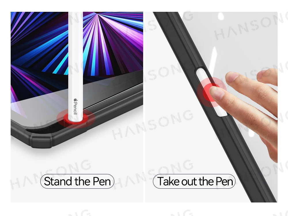 For 2025 Tablet Case iPad Air 11 in M2 M3 Pro 13/11 M4 Cover for iPad 10th 11th(A16) 10.9 Air 4/5 7/8/9th 10.2 9.7 Mini 6 7 Case