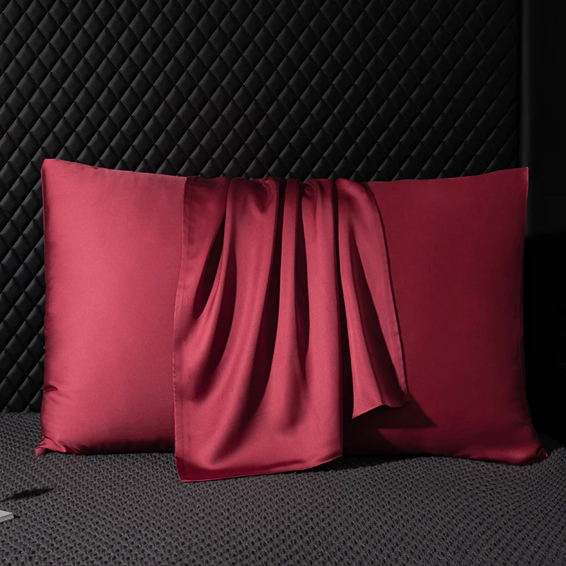 Natural Mulberry Silk Pillow Case 50x70 65x65 100% Real Silk Protect Skin Pillowcase  Customized Bedding Pillow Cases Cover