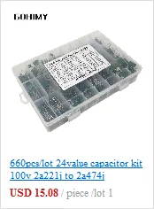 10PC X2 safety capacitor 275VAC 0.1uf 0.001uf 0.0022uf 0.0047uf 0.01uf 0.033uf 0.022uf 0.047uf 0.068uf 0.1uf 0.15uf 1uf 0.68UF