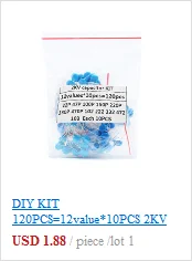 10PC X2 safety capacitor 275VAC 0.1uf 0.001uf 0.0022uf 0.0047uf 0.01uf 0.033uf 0.022uf 0.047uf 0.068uf 0.1uf 0.15uf 1uf 0.68UF