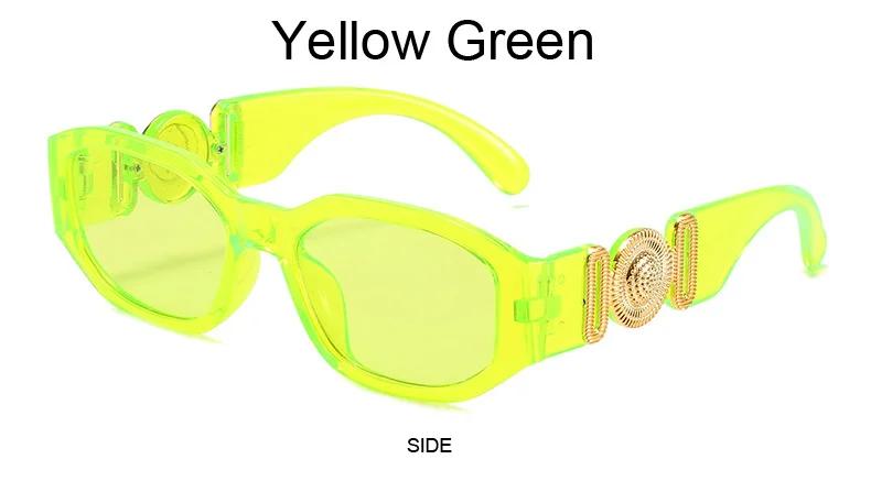 Vintage Polygon Sunglasses Woman Fashion Brand Small Frame Sun Glasses Female Personality Candy Colors Retro Designer Shades